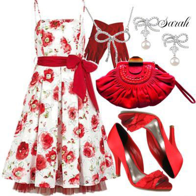 ست لباس دخترانه به رنگ صورتی و قرمز 2013