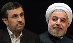 احمدی‌نژاد , روحانی را به مناظره دعوت کرد
