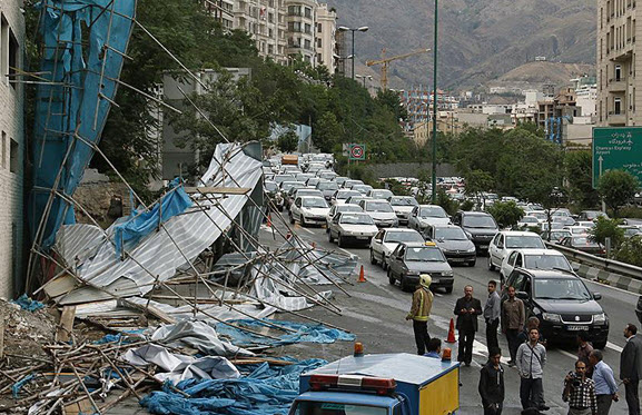عکس طوفان تهران , عکس خرابی های طوفان تهران , اخبار طوفان تهران