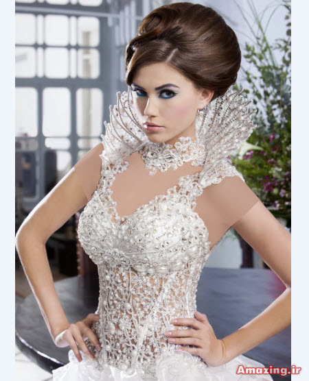 لباس عروس کارشده , مدل لباس عروس