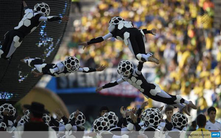 عکس های افتتاحیه جام جهانی 2014 , مراسم افتتاحیه جام جهانی برزیل