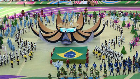 عکس های افتتاحیه جام جهانی 2014 , مراسم افتتاحیه جام جهانی برزیل