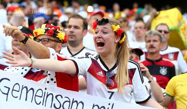تماشاگران زن , تماشاگران جام جهانی 2014 , تماشاگران خوشگل