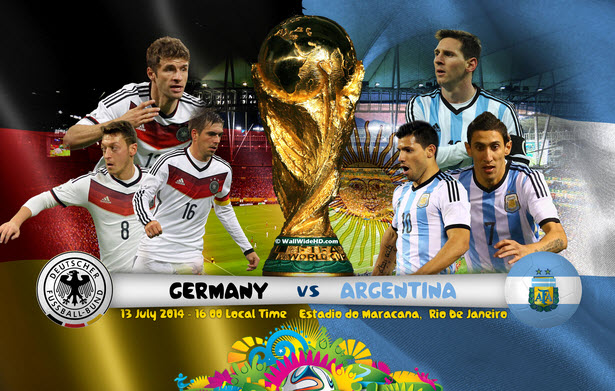 فینال جام جهانی 2014 , بازی آلمان و آرژانتین, نتیجه بازی آلمان و آرژانتین