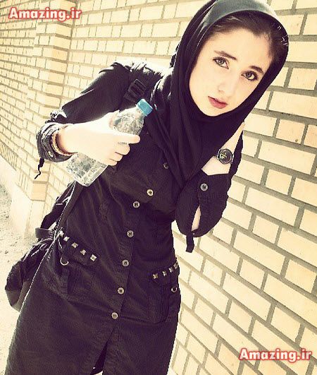 عکس دختر زیبای ایرانی با شال